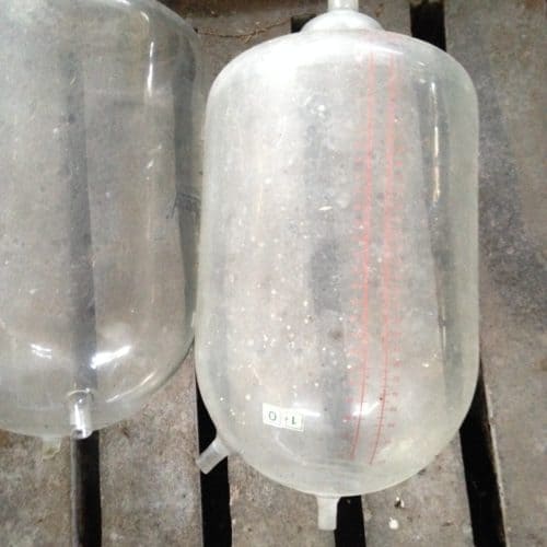 Kroonluchter melkmeetglazen (10)