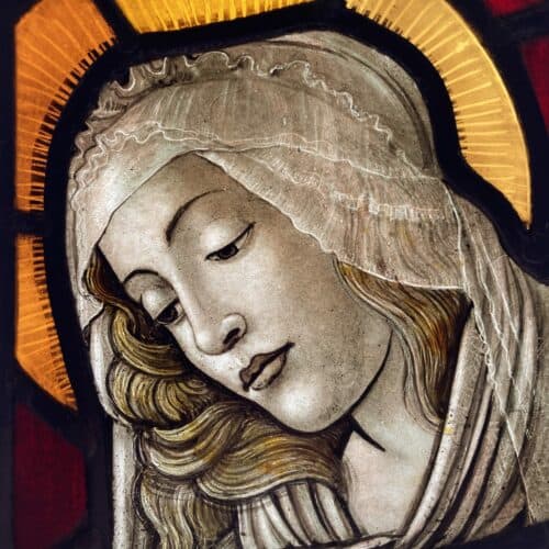 Paneeltje in het bezit van een student, 25 x 25 cm