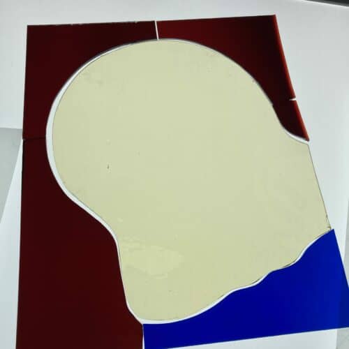 Glaskeuze. Mondgeblazen antiekglas van Glashuette Lamberts.